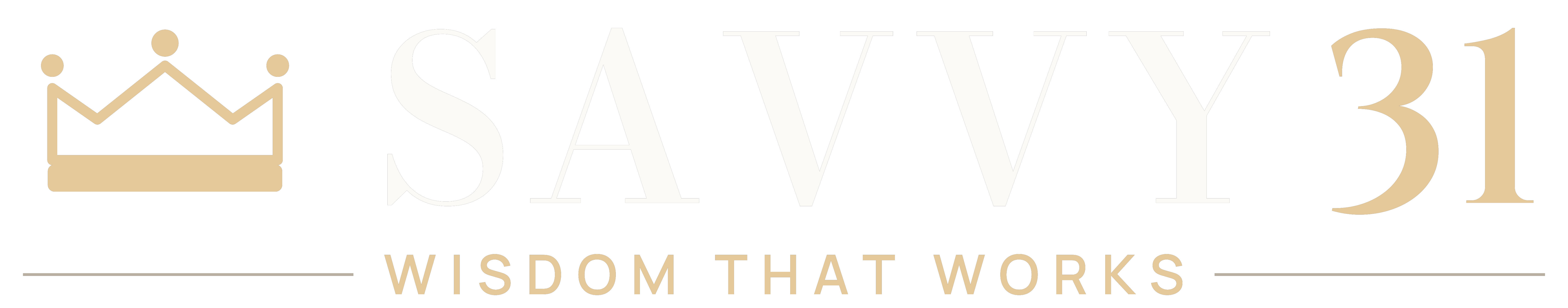 Savvy 31 — Wisdom that works